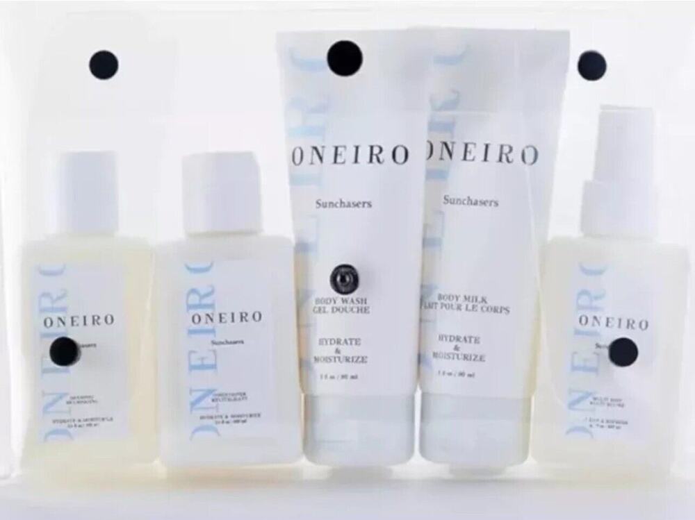 ONEIRO Sunchasers Travel Kit Ready Clean Vegan Complete Personal Care New/Sealed